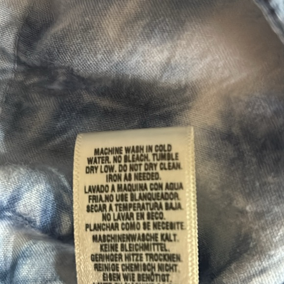 Cloth & Stone Anthropologie Asta Tie Dye Jumpsuit Romper Overalls in Sz XS - Picture 7 of 12